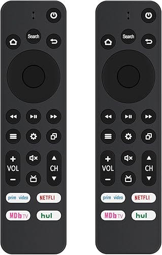 Miniatura 1 de Paquete de 2 unidades CT-RC1US-21NS-RCFNA-21 de repuesto compatibles con ToshibaInsignia Smart TV Edition TF-32A710U21 TF-43A810U21 TF-55A810U21