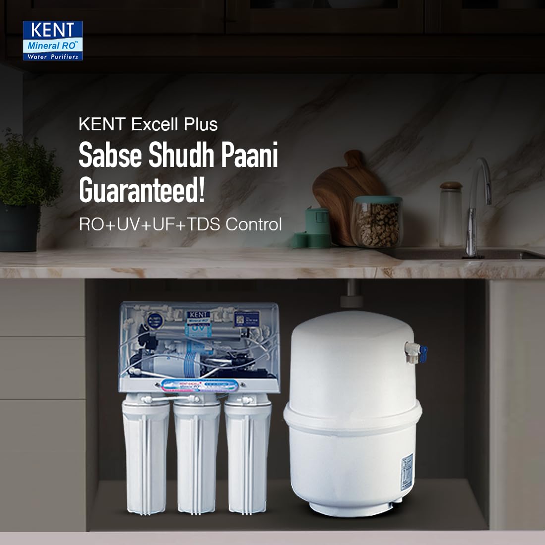 KENT Excel Plus Under-the-Counter Installation