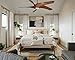 MINKA-AIRE F905L-DK Artemis XL5 62 Inch Ceiling Fan with LED Light and DC Motor in Distressed Koa Finish
