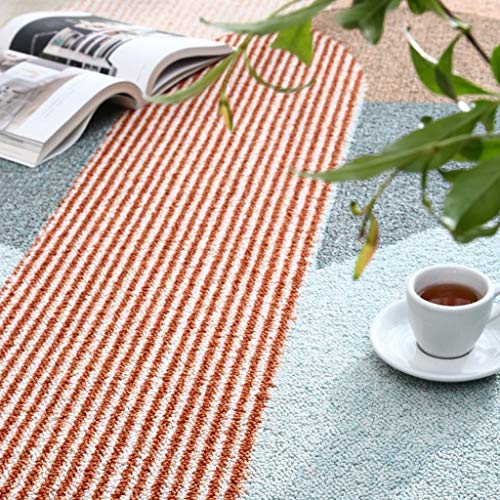 Tapis de bureau géométrique confortable pour espace de travail - 8