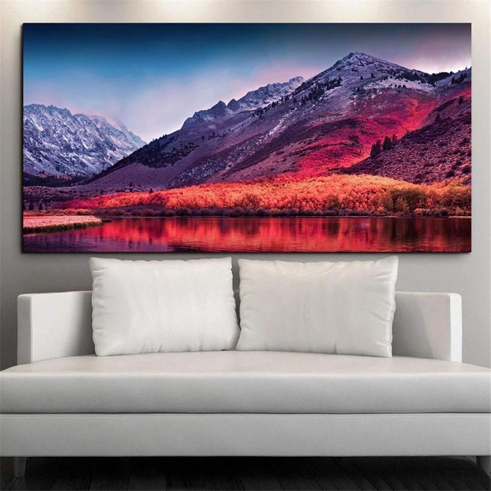 Diamant Peinture Kits Complet Paysage de montagne Cristal Strass Point Croix Diamond Painting DIY 5D Adulte Enfant Art Broderie Puzzle Autocollant Mural for Home Salon Décor 50x60cm C2711 Diamant Peinture Kits Complet Paysage de montagne Cristal Strass Point Croix Diamond Painting DIY 5D Adulte Enfant Art Broderie Puzzle Autocollant Mural for Home Salon Décor 50x60cm C2711