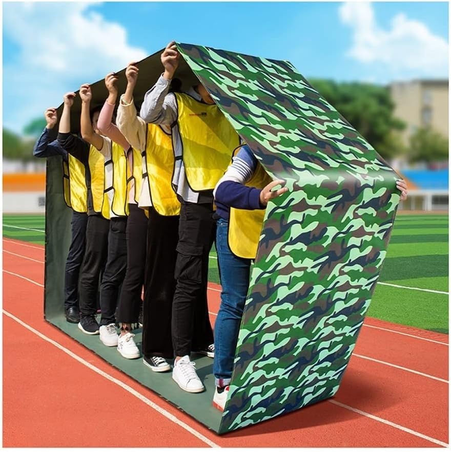 Tapis de course pour jeu de travail d'équipe extérieur 6M