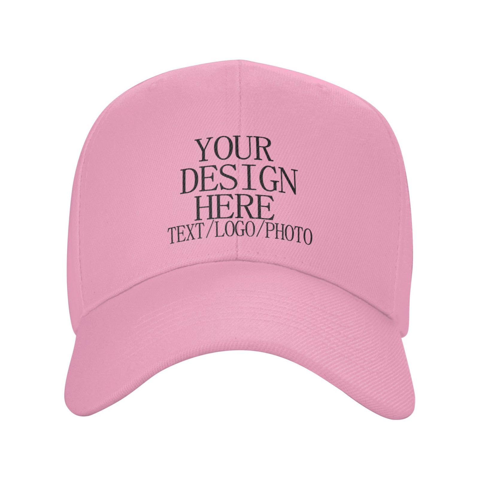 Bulk Custom Baseball Cap with Logo Photo Personalised Hat Mesh Trucker Cap Breathable Sun Protection Customised Gifts for for Men Women Outdoor Sports Funny Fitted Cap Travel-Friendly