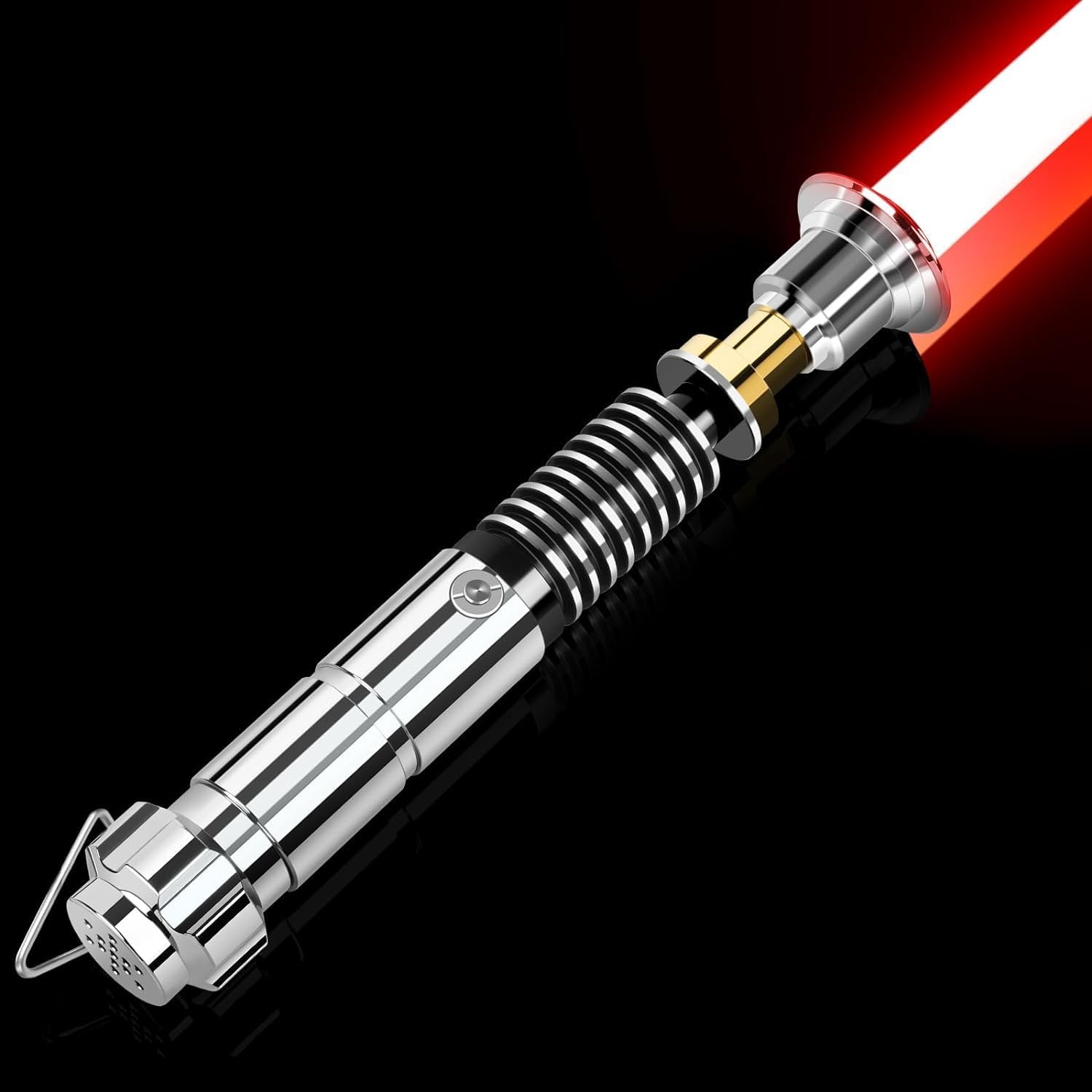 Duel Lightsaber Heavy-Duty Luke Lightsaber Motion Swing Lightsaber Aluminum Handle With 16 Soundfonts 16 RBG Colors Changing Rechargeable For Adults 45 Inches