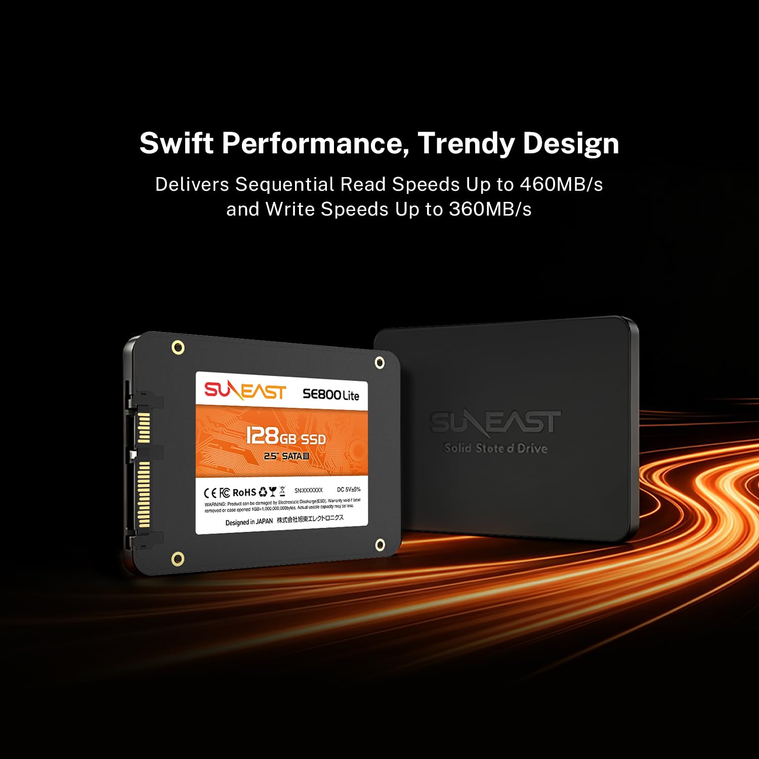 Amazon | SUNEAST 128GB 2.5 SSD SATA III 内蔵ソリッドステート