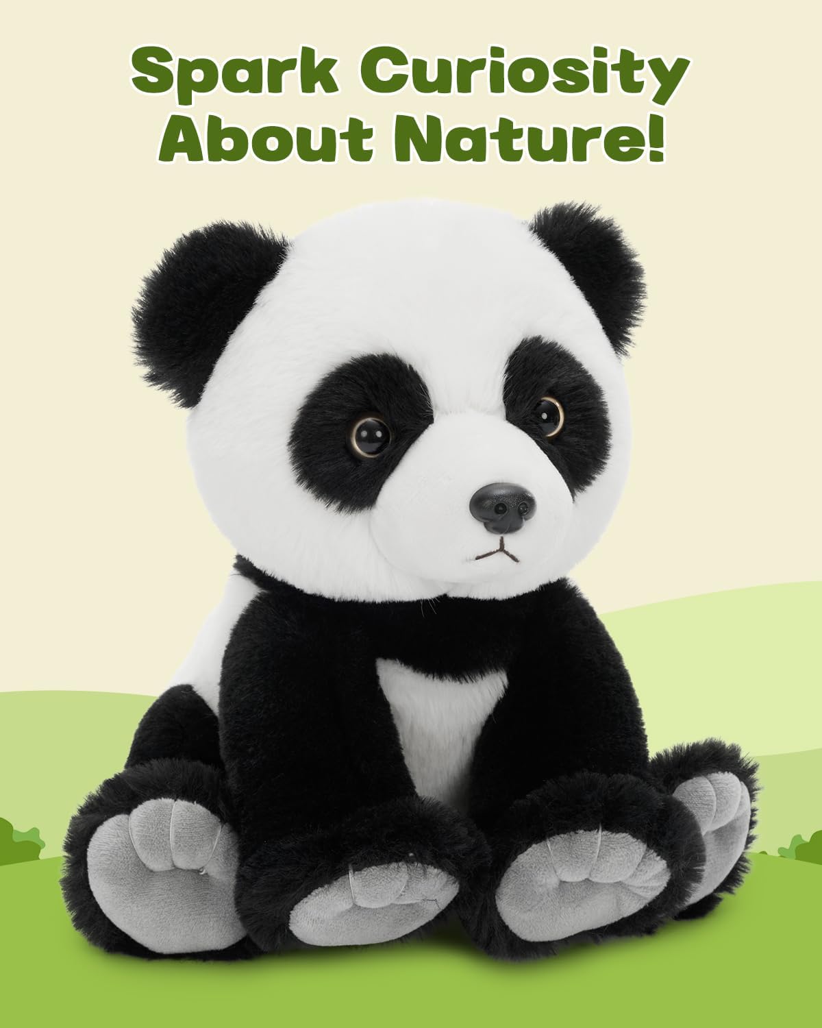 MaoGoLan 4Pcs Forest Stuffed Animals in Bulk,Adorable Koala,Panda,Raccoon and Red Panda Plush Toys Set for Decorations,8 inches Small Plushies for Kids,Girls,Easter Basket Stuffers