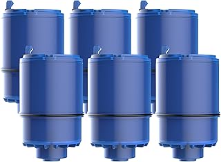 Overbest NSF Certified Water Filter, Replacement for Pur® RF9999®, RF-3375 Faucet Water Filter, Pur® Faucet Model FM-2500V, FM-3700, PFM150W, PFM350V, PFM400H, PFM450S, Pur-0A1 (Pack of 6)