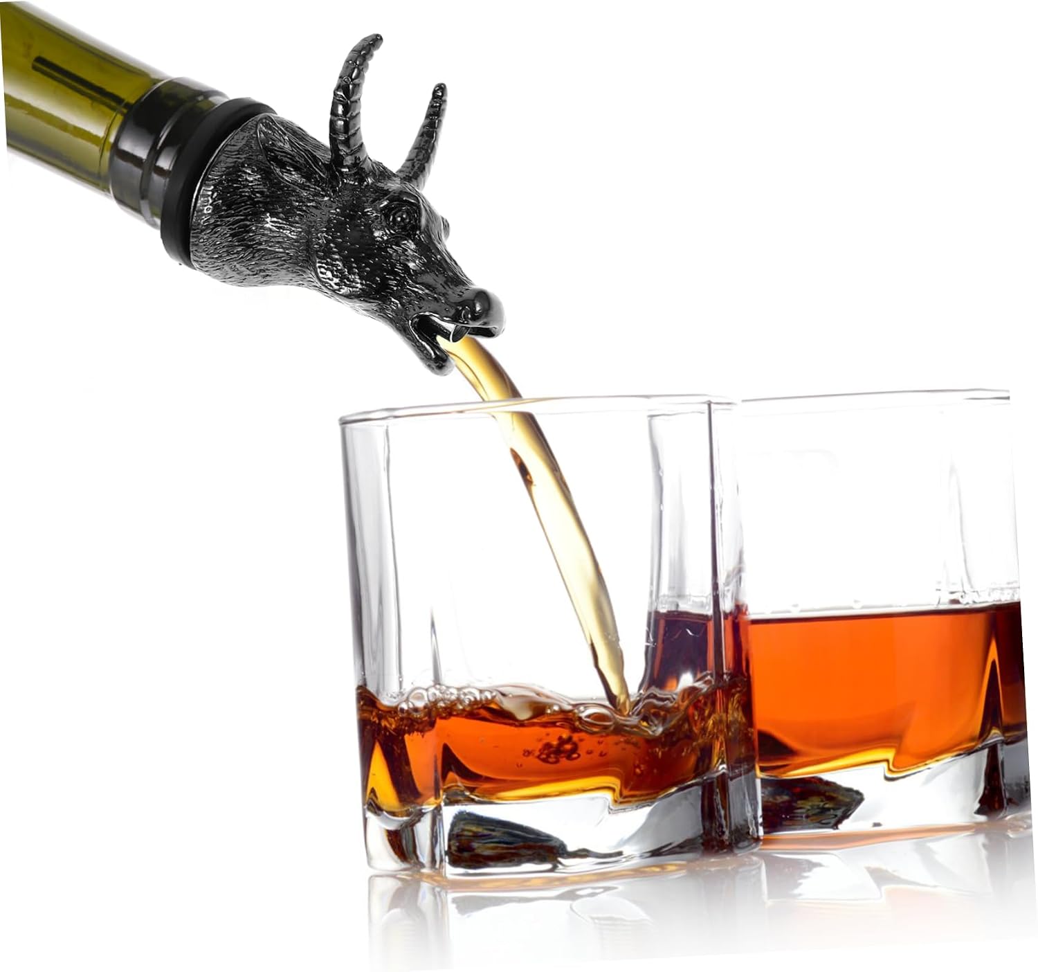 BESTOYARD Funny Wine Accessories Pour Spout for Liquor Bottles Animal Head Design Party Favors