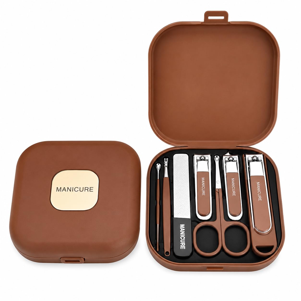 8 in 1 Manicure Nail Kit with Travel Case(Pack of 1) | Compact Travel Case, Multi-Tool Set-image-25
