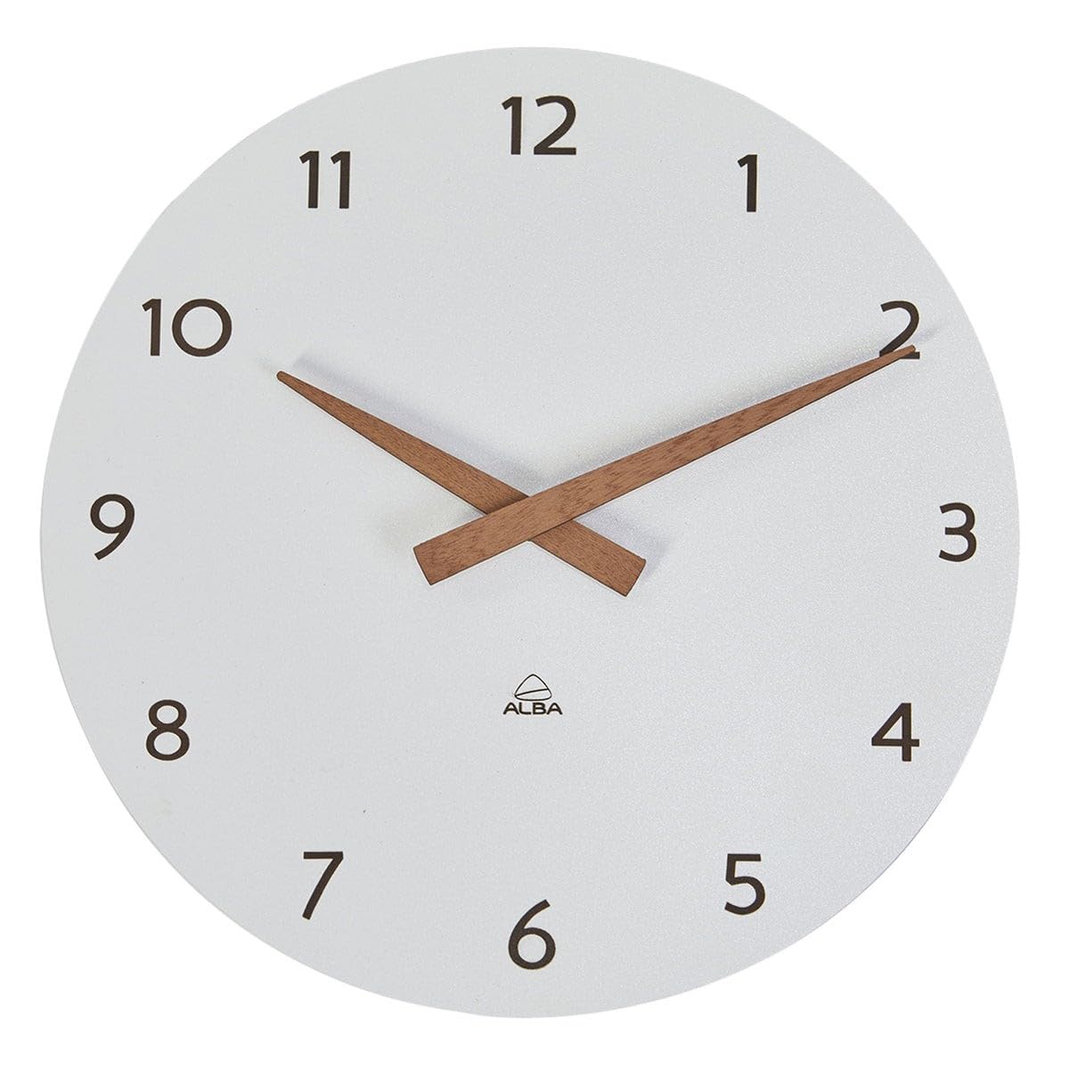 Horloge murale ALBA silencieuse quartz avec mécanisme sans tic-tac en bois