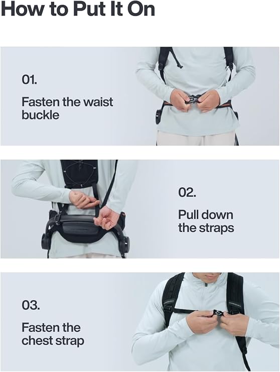 Hypershell AeroFlex Hypershell Exoskeleton Shoulder Strap Support Strap for Secure and Comfortable Fit