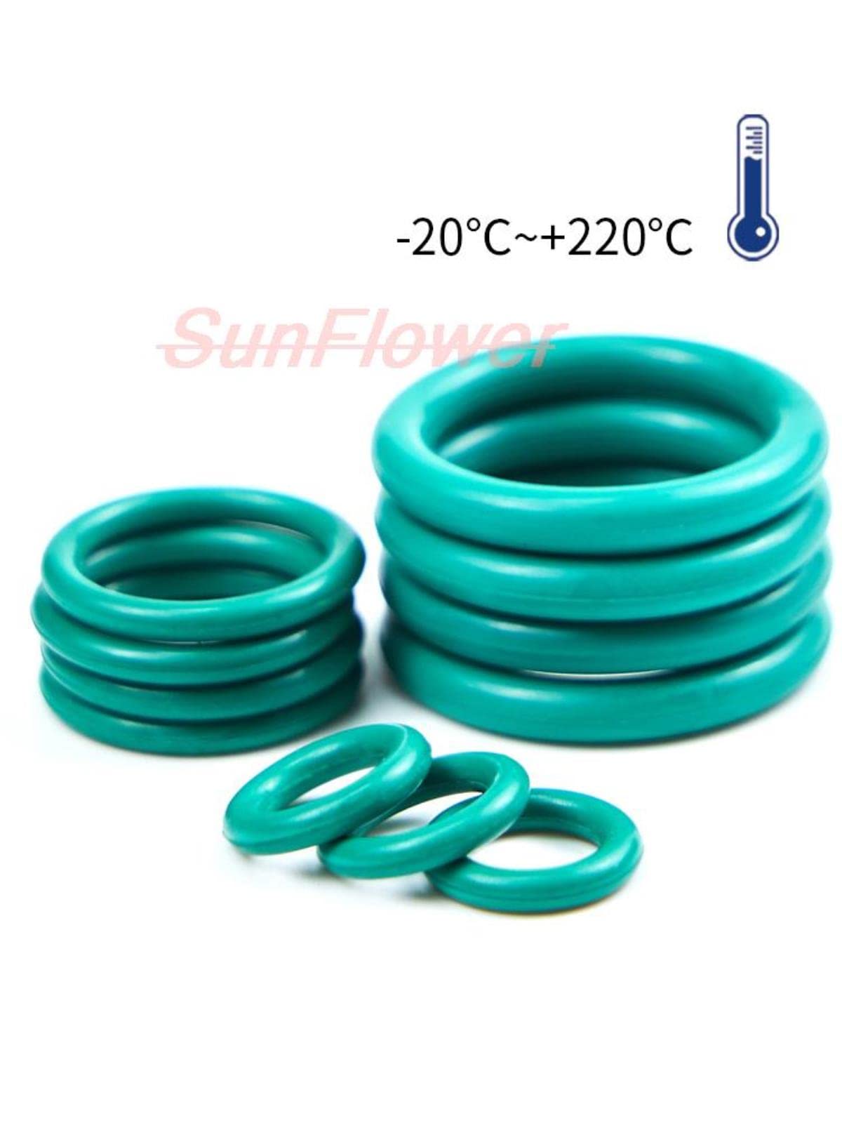 Joints Toriques FKM – Diamètre 38 X 1,5 Mm – En Caoutchouc Fluoroélastomère
