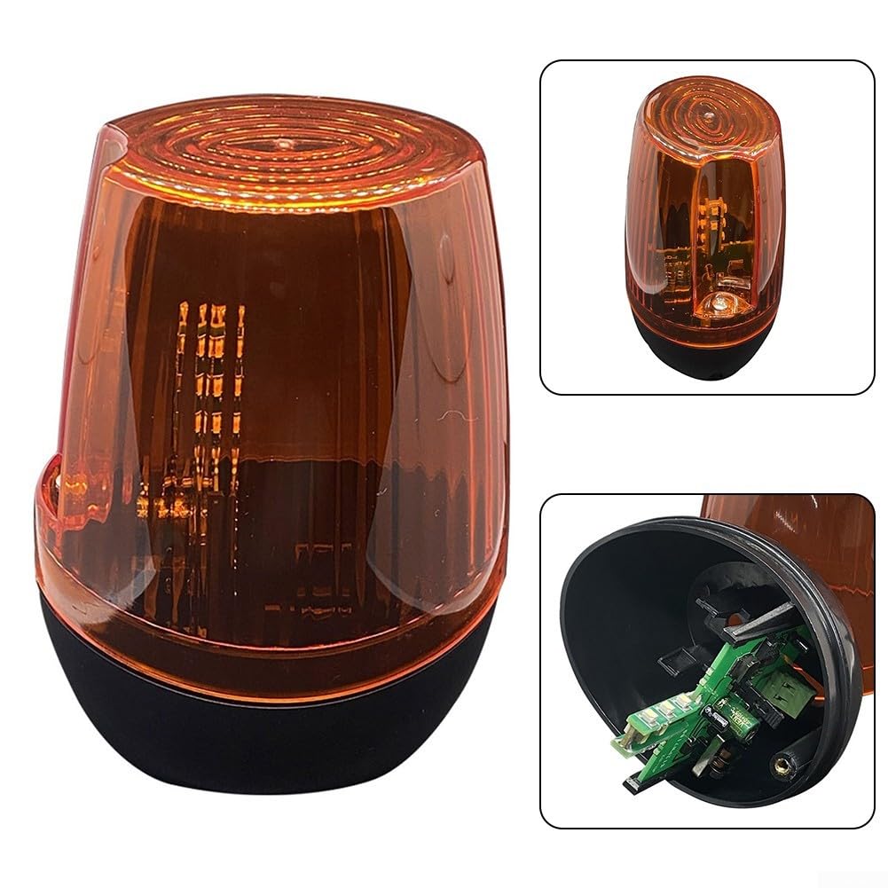 Luz intermitente para puerta de garaje con 12-265 V CA/CC, IP54 resistente a la intemperie, frecuencia de 1 Hz, para seguridad de puerta oscilante o corredera en mejoras del hogar