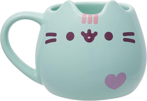 Enesco Pusheen Sculpted Pastel Mug 16 oz Mint