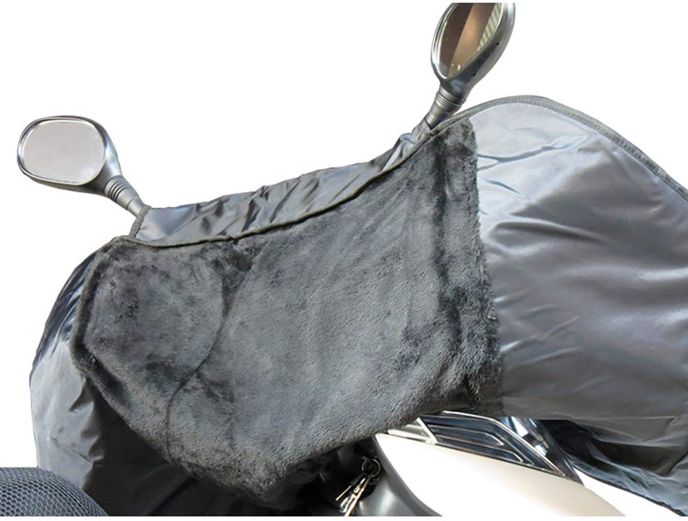 Tablier Moto Couvre Jambe Scooter Universel Housse Protection Contre Le Froid Et La Pluie Au Etanche Avec Bande Réfléchissante, Protège Jambes Et Genouillère En Hiver Pour Conducteur