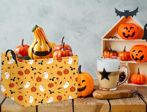 Miniatura 8 de HIYAGON- Caja rectangular de almacenamiento, canasta para bebés, niños y mascotas, de tela, plegable, para organizar juguetes, canasta de cuarto de