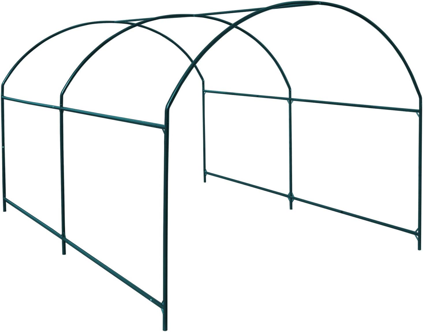 BenefitUSA Green House Replacement Spare Parts for 10'X7'X6'H Walk in Outdoor Plant Gardening Greenhouse (Frame)