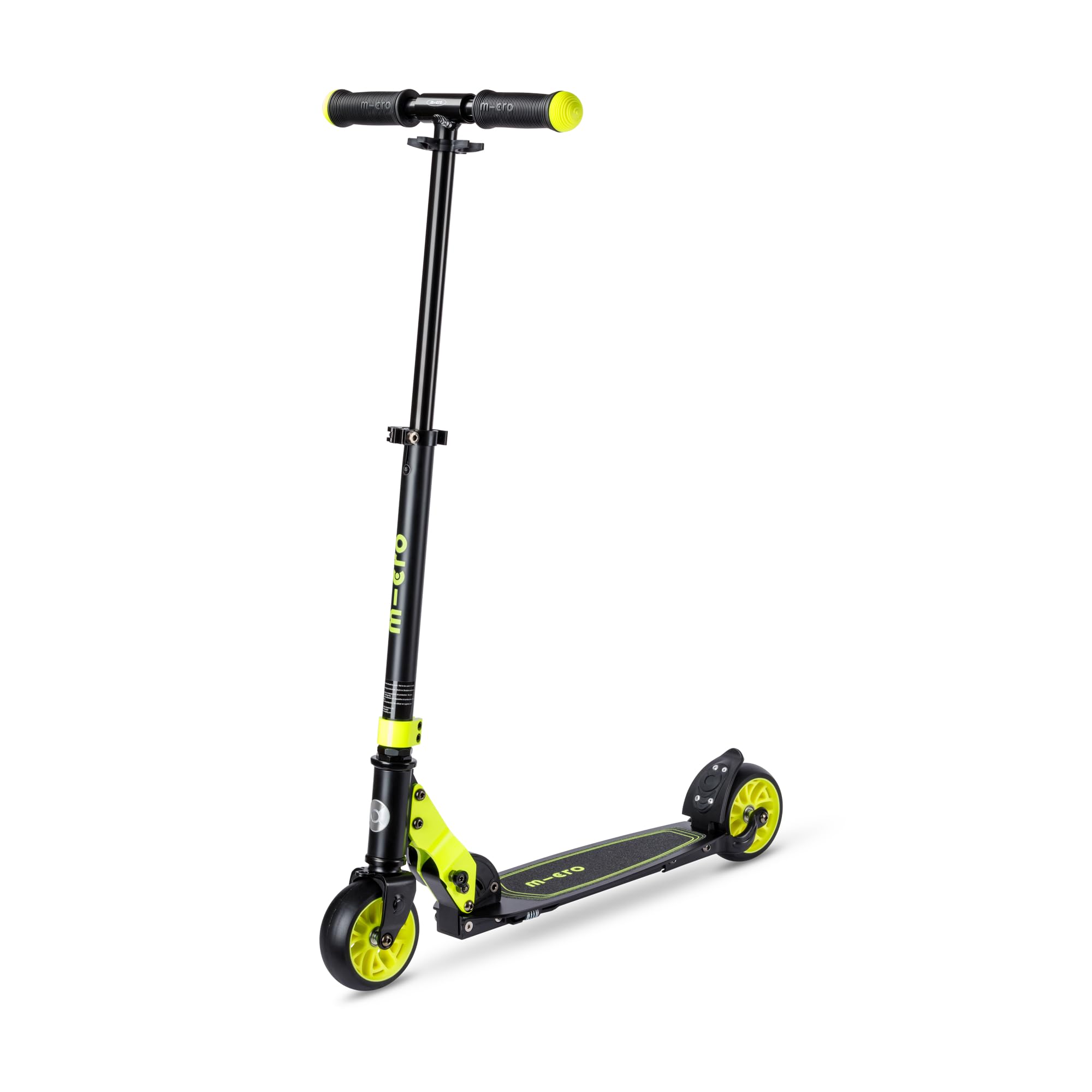 Micro® Rocket | Patinete de 2 Ruedas Extra Anchas 120 mm| Mayor Estabilidad | Scooter de Aluminio Plegable | Altura Ajustable 66 a 96 cm| Pata de Cabra | Ligero 3,85kg | Adolescentes y Adultos