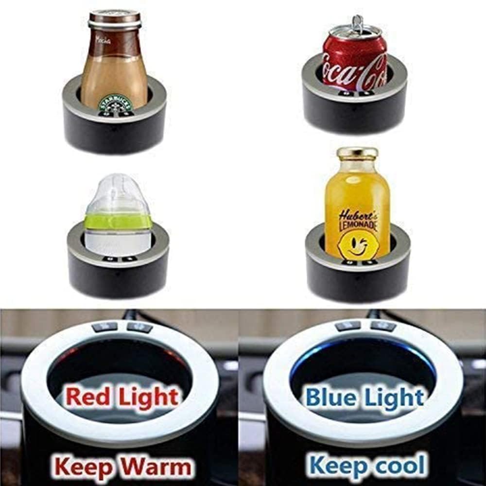 2-in-1 Car Cup Heater & Cooler – Keeps Drinks Hot Or Cold, Plugs Into Cigarette Lighter