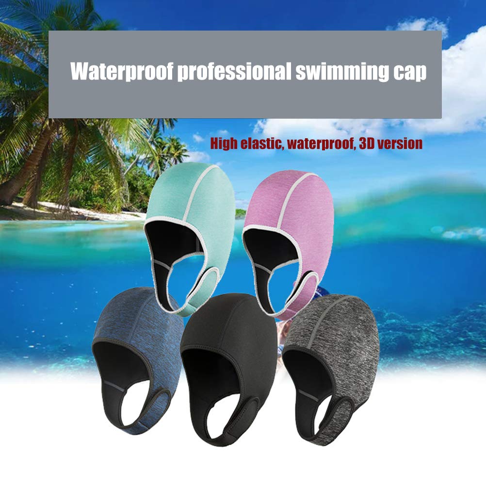 Bonnet de plongée en néoprène réglable pour surf, plongée, kayak, rafting, protection thermique avec tuba