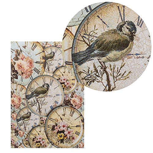 Ideen mit Herz 2 vellen rijstpapier | edel decoupage-papier | DIN A4 | 2 verschillende ontwerpen | vintage, Kerstmis en… - Afbeelding 4