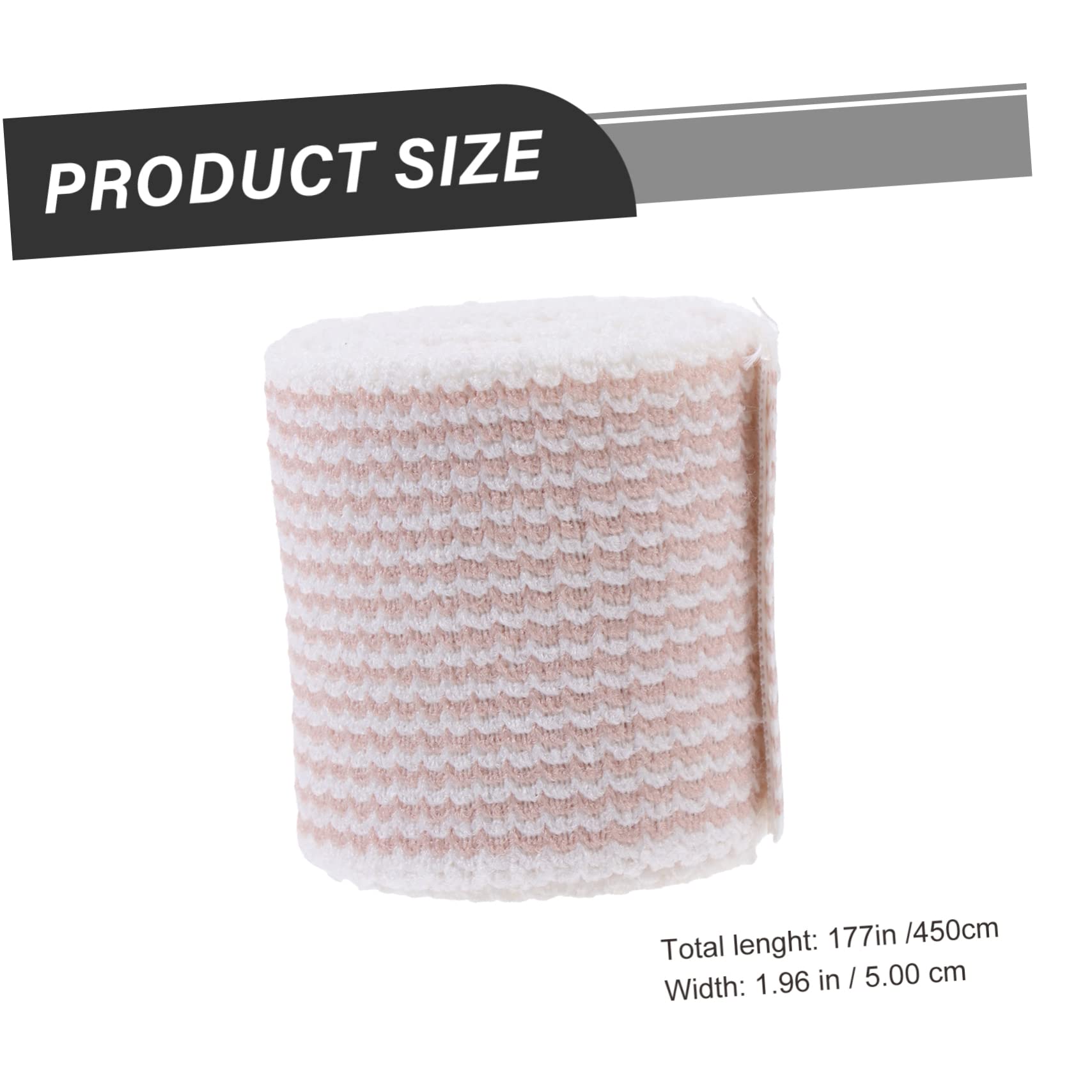 KESYOO 2Pcs High Elastic Striped Fasteners Bandages Durable Non Woven Sports Wraps for Injury Compression and Care