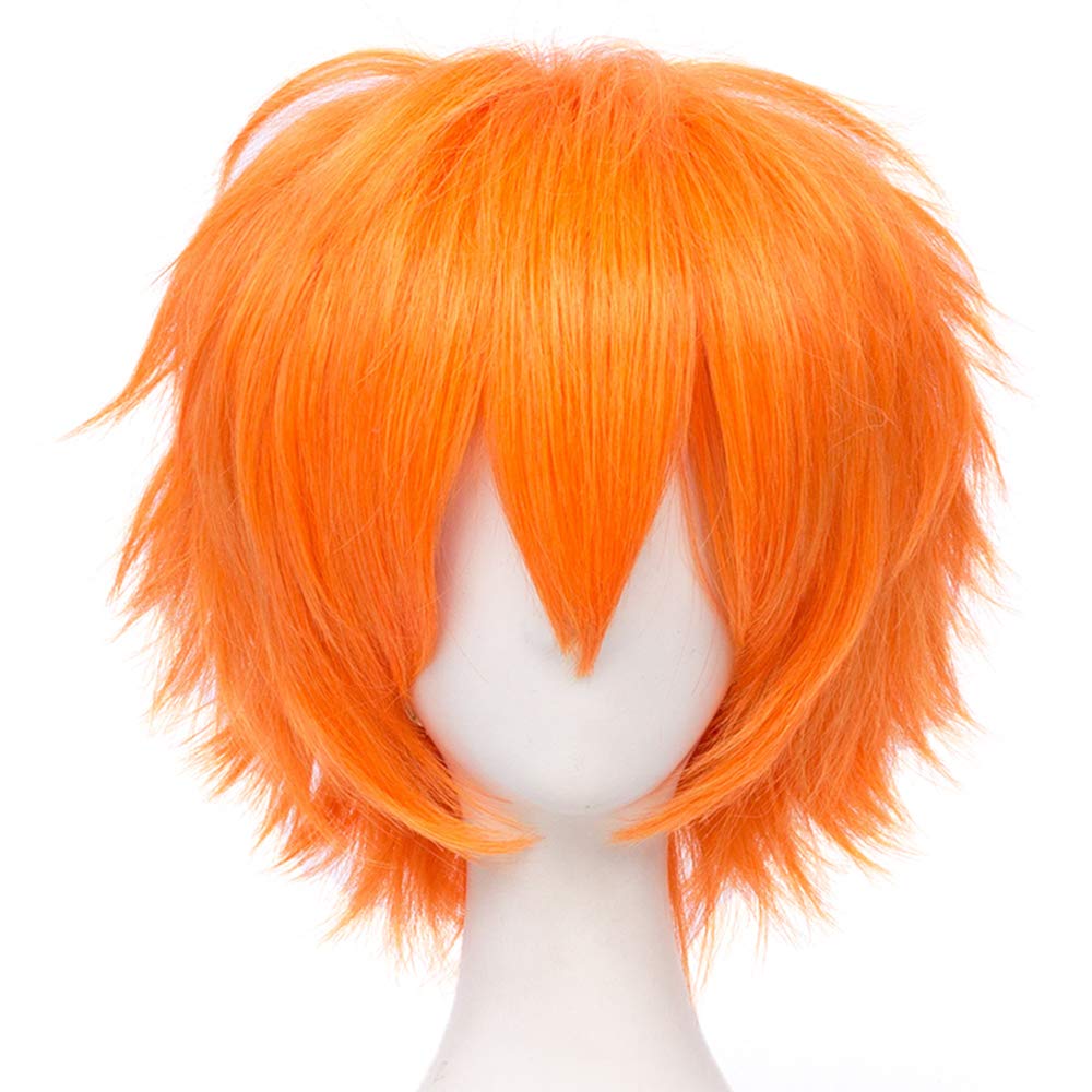 ブラウン ショートウィッグ 約30cm ライトブラウン】【コスプレウィッグ】ショートレイヤー改【高温