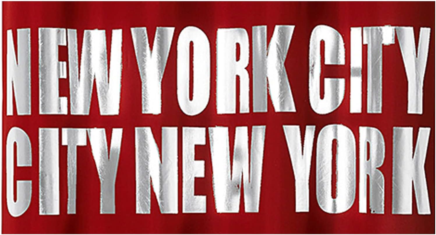 Evideco Blackout Window Curtain Panel NEW YORK City with Grommets