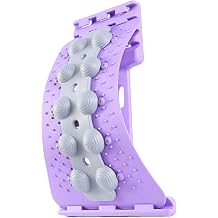 Gcroet 1PC Back Cracker 4-Level Adjustable Back Stretch with Acupressure Massage Correction Spine Decompression Lumbar Support for Scoliosis Pain Relief..
