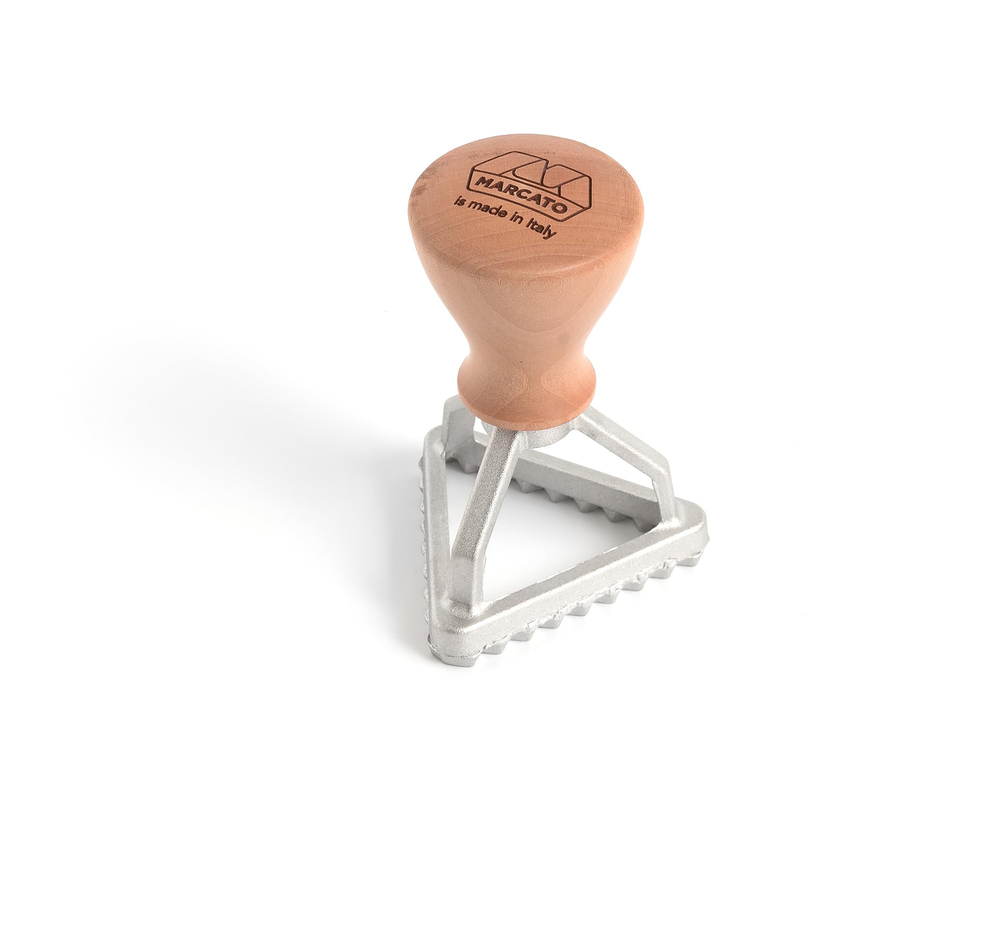 MARCATO Ravioli Set 7-teilig Nudelholz Ravioli-Form Stempel Schürze Kochbuch