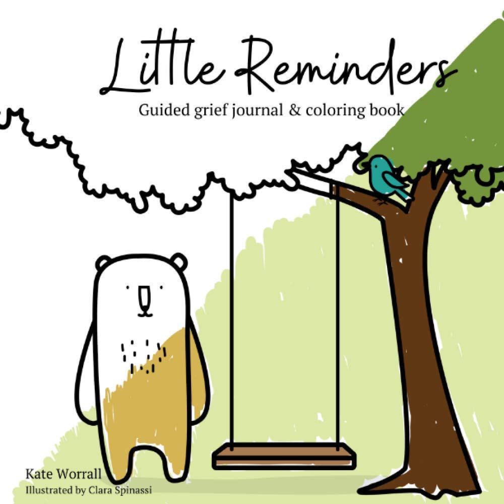 Little Reminders: Guided grief journal & colouring book