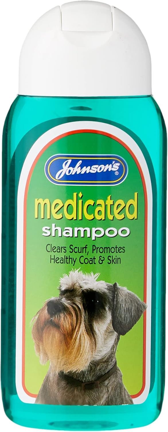 Johnsons Vet Medicated Shampoo, 200 ml Clear 1614G012