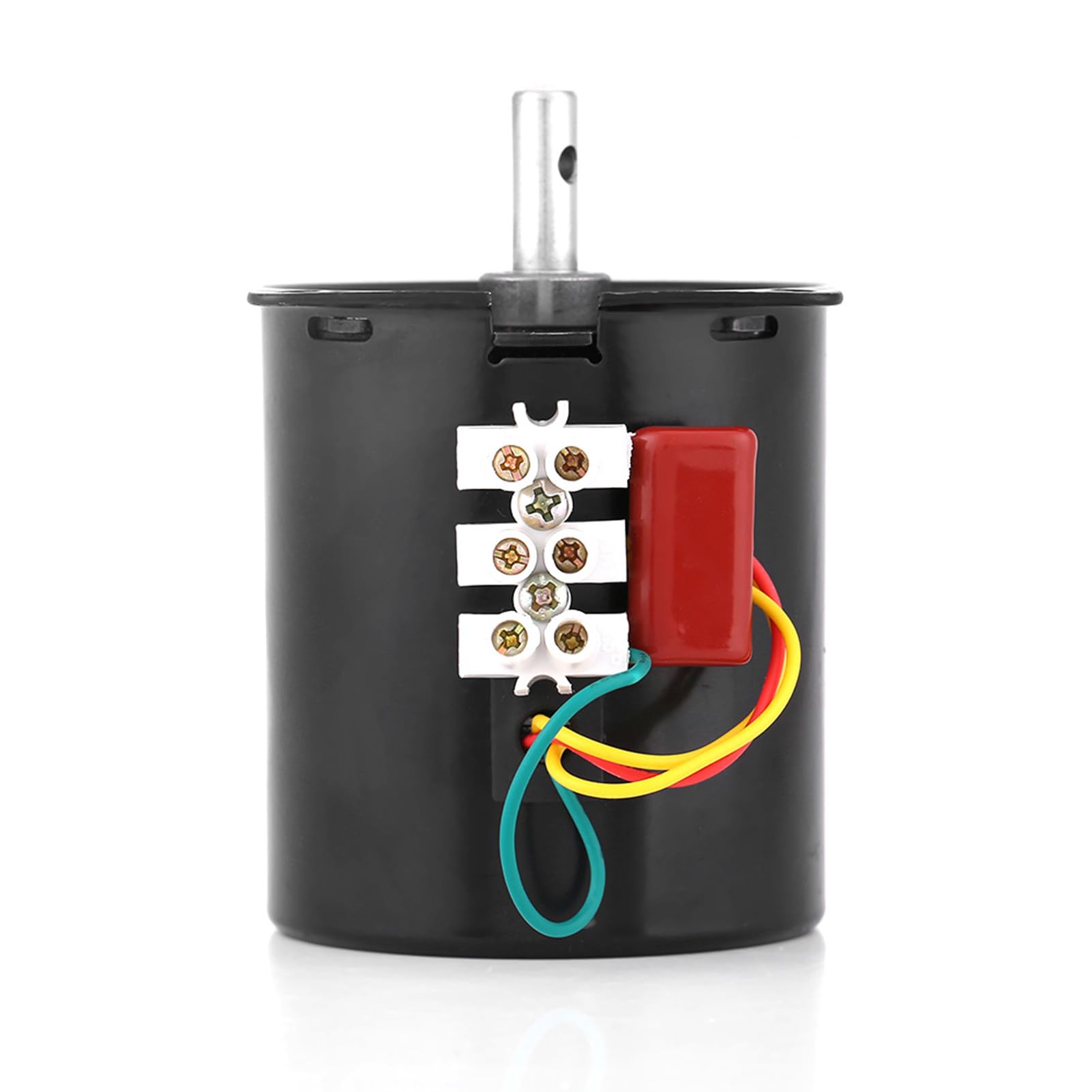 Moteur Electrique Synchrone à Engrenages Moteur à Aimant Permanent CW/CCW 68KTYZ AC 220V pour Générateur DIY (110RPM)