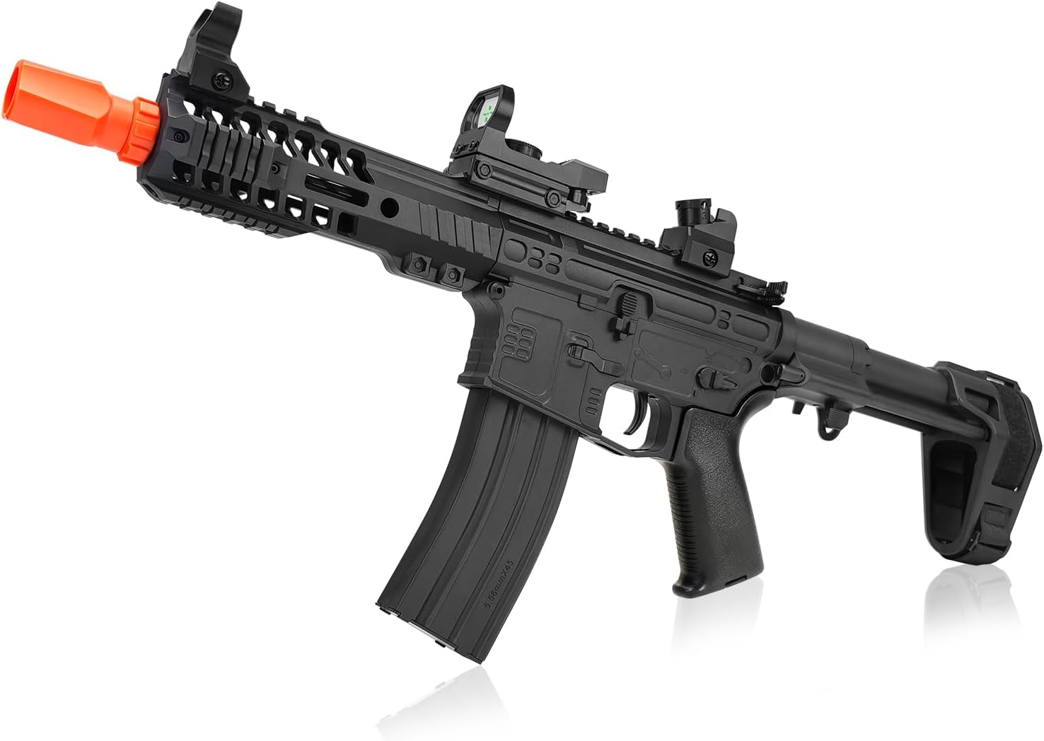 BIU BLASTER 27-Inch Gel Ball Blaster 140+ FPS, 80+ Ft Range Full-Size Electric Automatic Splatter Orby Blaster 7.4V 1400mAh Battery Outdoor Games for Ages 14+