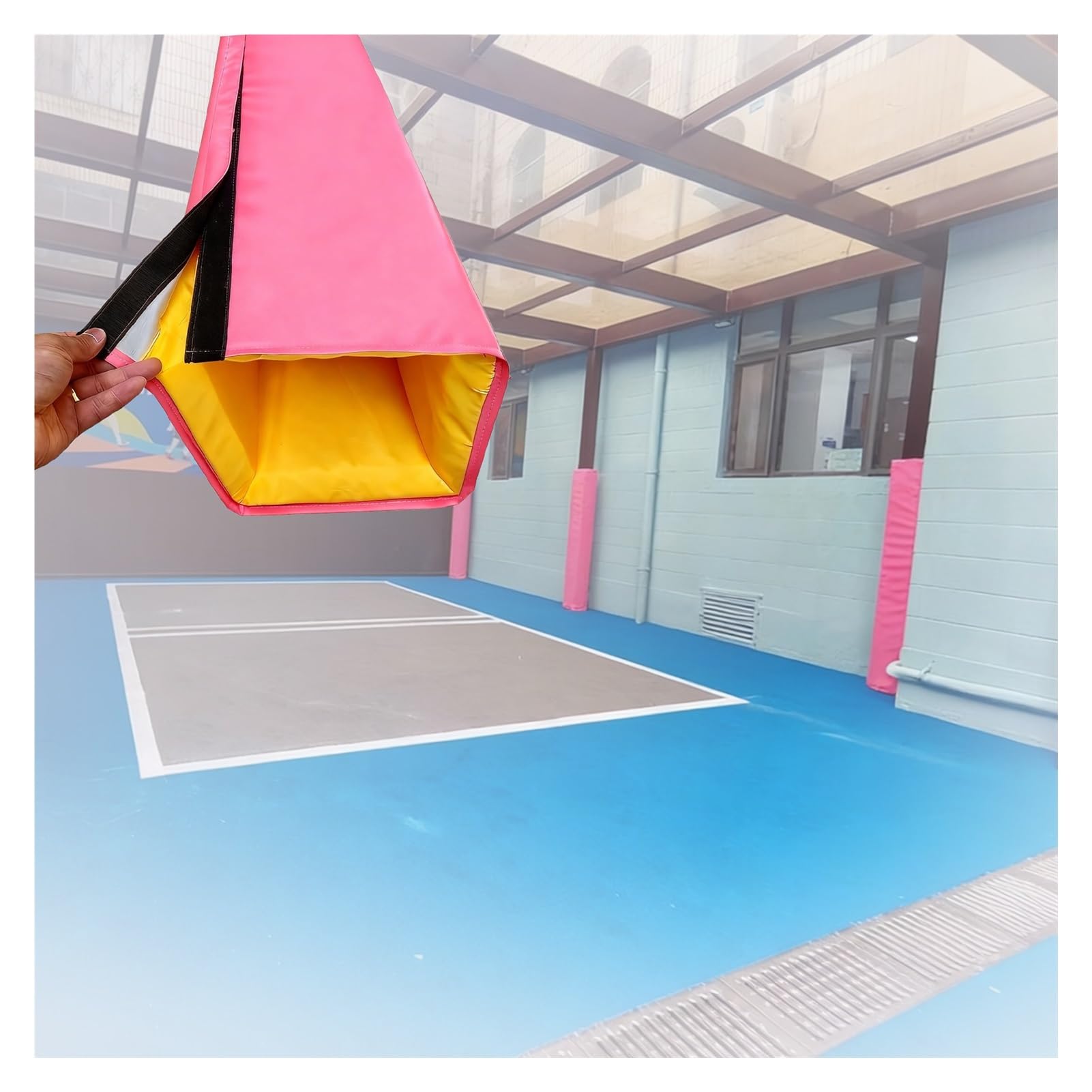 Couvertures rembourrées de protection pour poteaux métalliques de gym 183 cm
