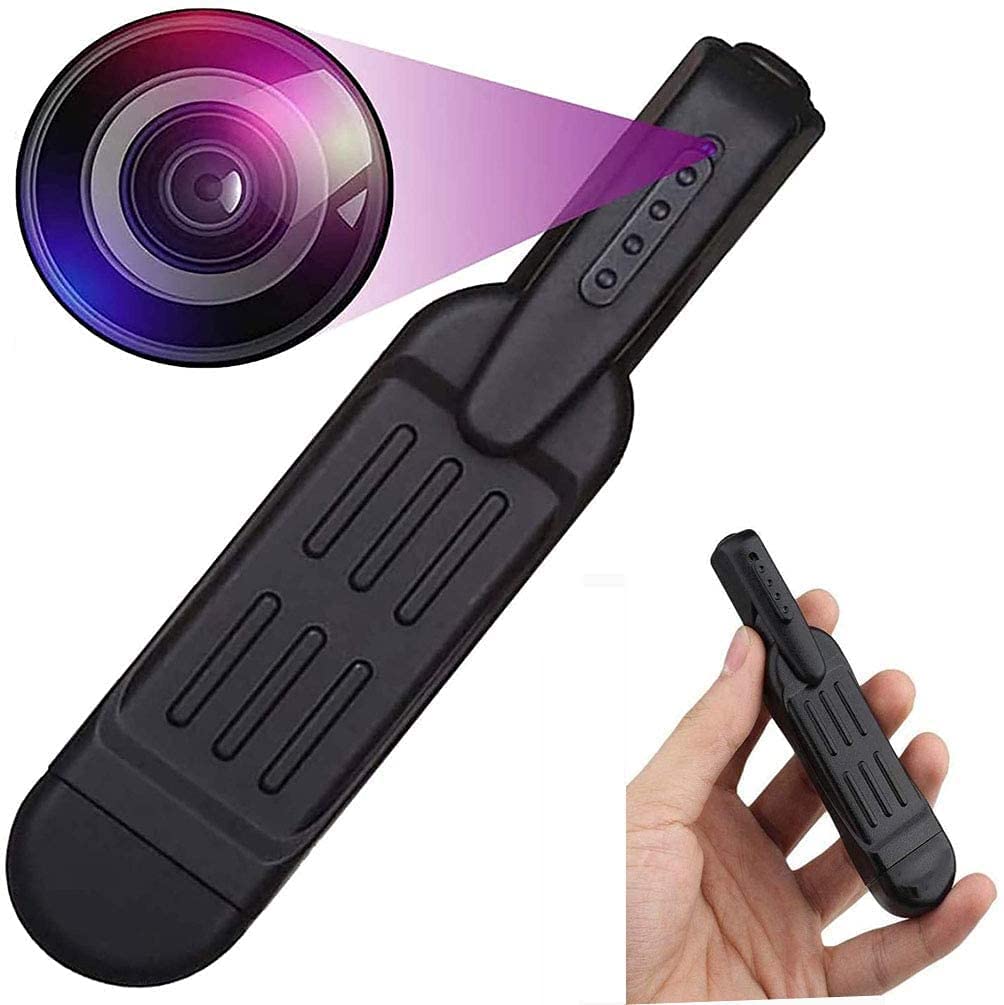 CAMLEIGH USB 12mp, 1080P Mini Body Worn Wearable Recorder, 1080p Video and Audio Recorder, Portable Pocket Recording Bat Pen Camera for Home Business Meetings Security Black-picture-16