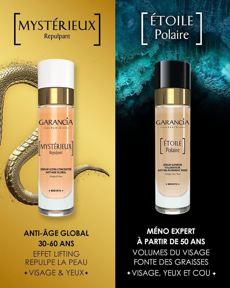 Garancia Mystérieux Sérum Repulpant Algue Marine Anti-Âge Rebondi 30ml | Sérum repulpant. Algue Alaria esculenta et actifs anti-âge, redonne rebond et lisse les traits