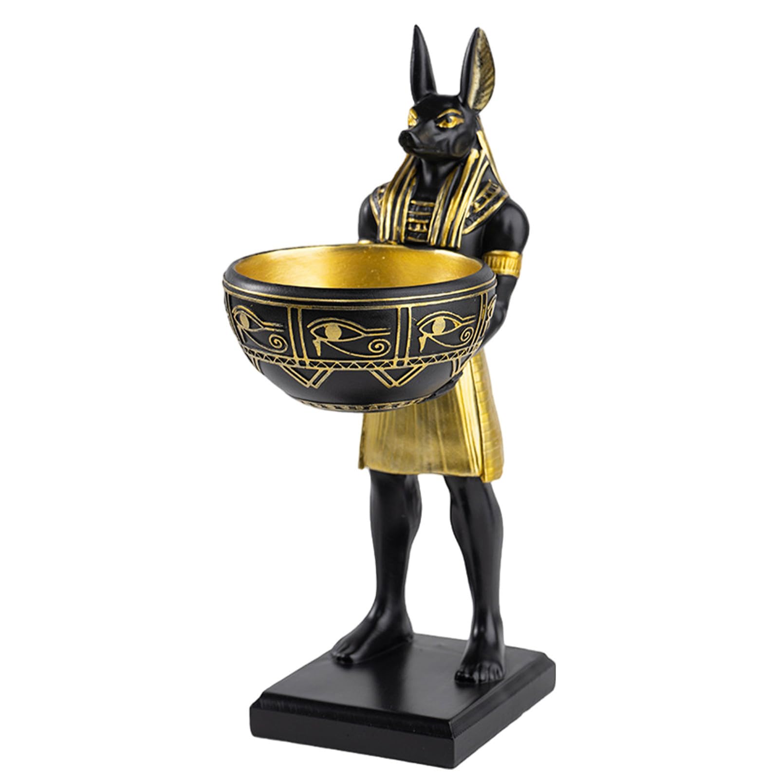 Statue Égyptienne Anubis de Healvian, décoration de maison noble en résine