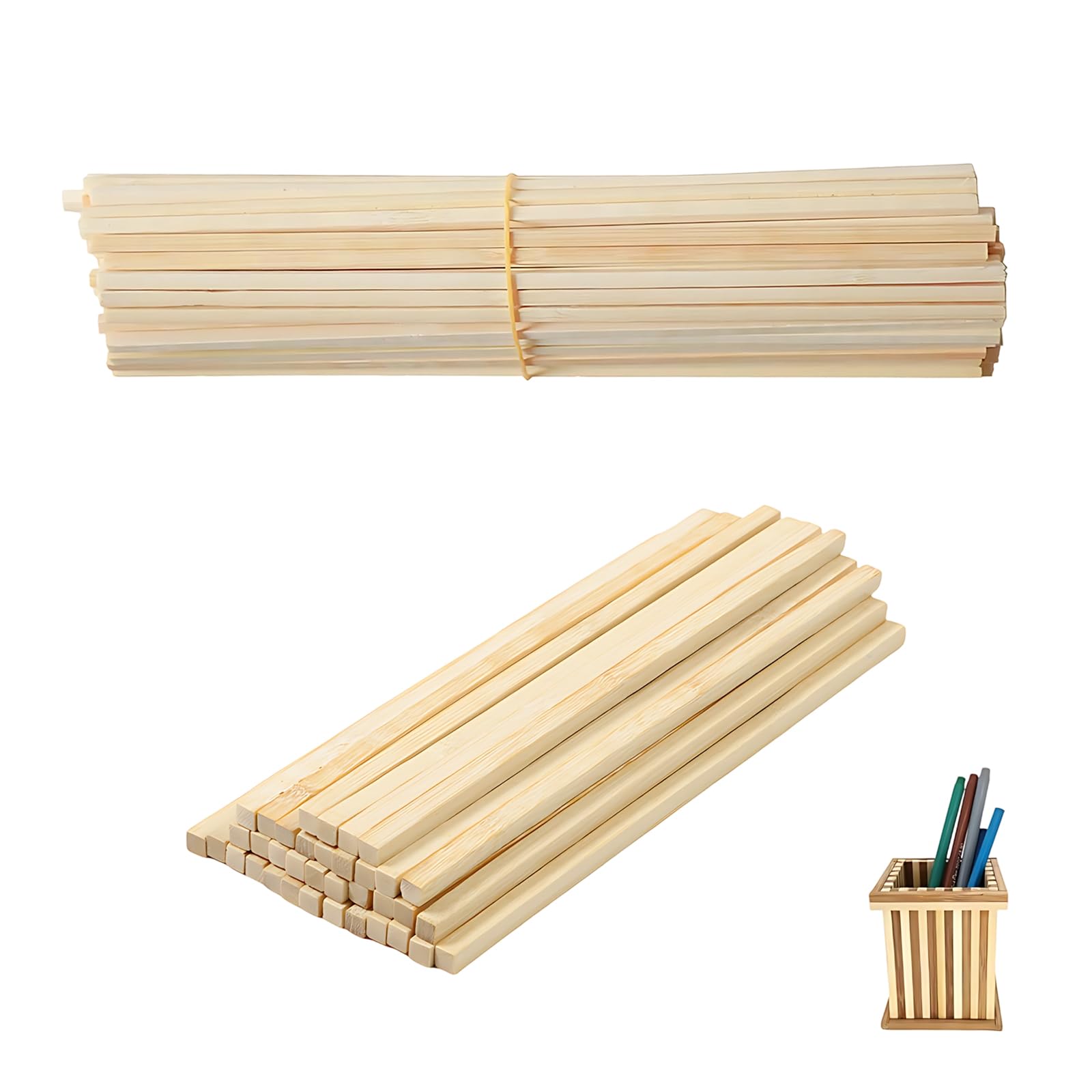 Bâtonnets Bois 4x4x300mm Naturels 100 Pièces Bâtonnets Bambou Carrés, 300 X 4 X 4 Mm Baton Barbe A Papa Tiges Naturelles Travaux Manuels Bâtonnets Bois 4x4x300mm Naturels 100 Pièces Bâtonnets Bambou Carrés, 300 X 4 X 4 Mm Baton Barbe A Papa Tiges Naturelles Travaux Manuels