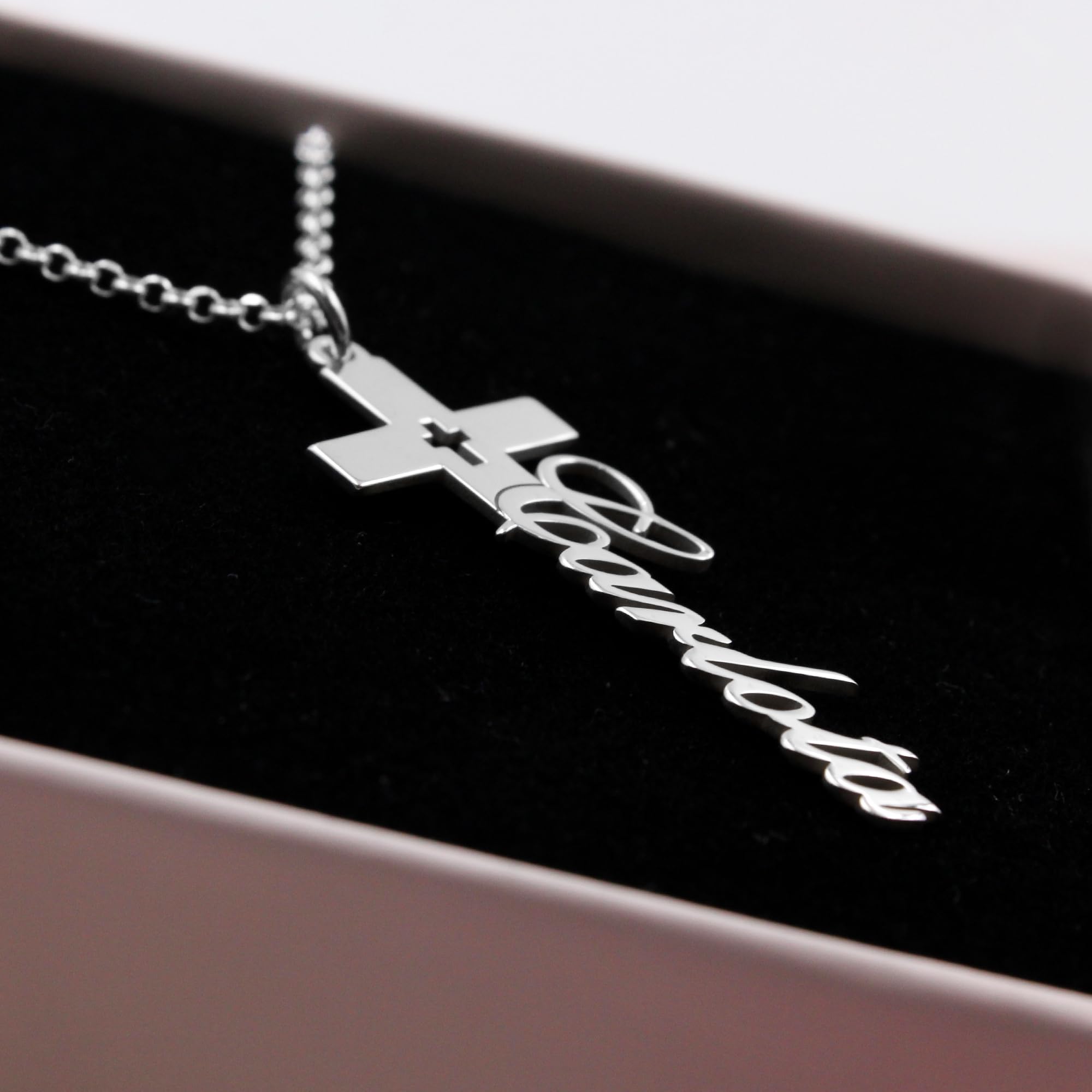 Cruz Comunión Niña o Niño - Regalo Original para Hijo o Nieto en su Primera Comunión o Confirmación (Tipografía NIÑA)