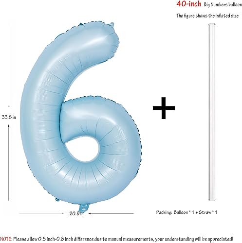 Vista 63 de 40" Macaron purple Number Balloons Helium Foil Mylar Balloon Birthday Party banquet Decoration 9