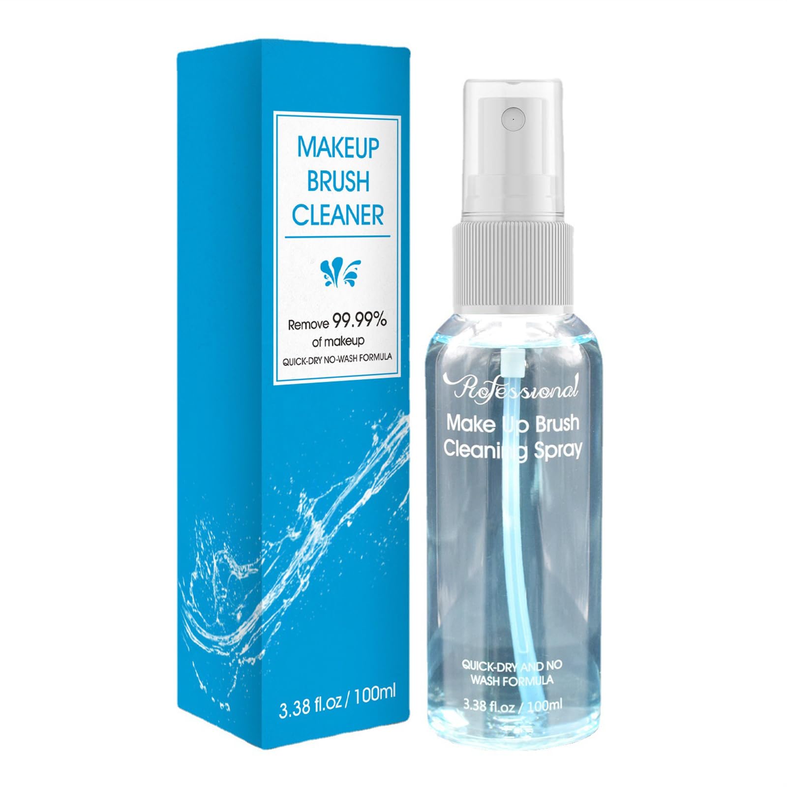 TONXX Limpiador de brochas de Maquillaje, Spray de Limpieza Profunda de Secado rápido, Limpiador de brochas de Maquillaje, esponjas, Regalos para Mujeres y niñas, 100ml