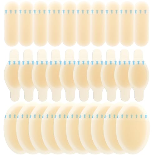 30 PCS Cerotti Idrocolloidali per Vesciche, Cerotti Hydrogel Impermeabili in