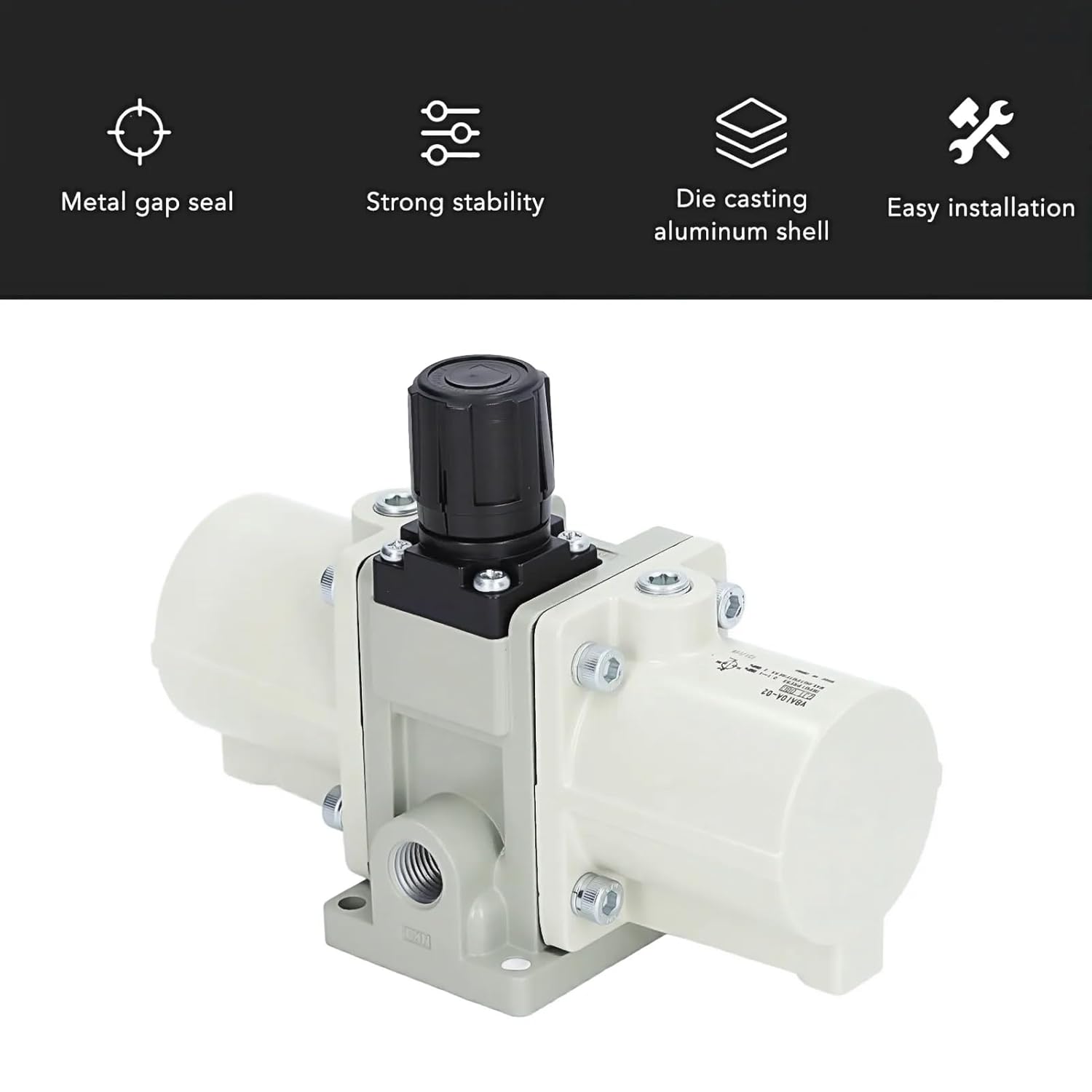 Gas Booster Pump, Pneumatic Valve Air Compressor Cylinder Air Source Processing Component for Industrial Use