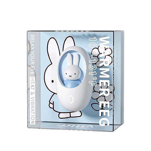 Miffy Hand Warmer Egg - Blue-White
