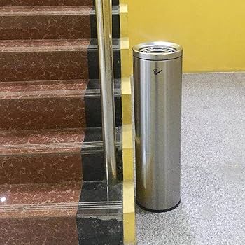 Amazon.co.jp: 金属製スタンド灰皿 ステンレススチール製 フロア