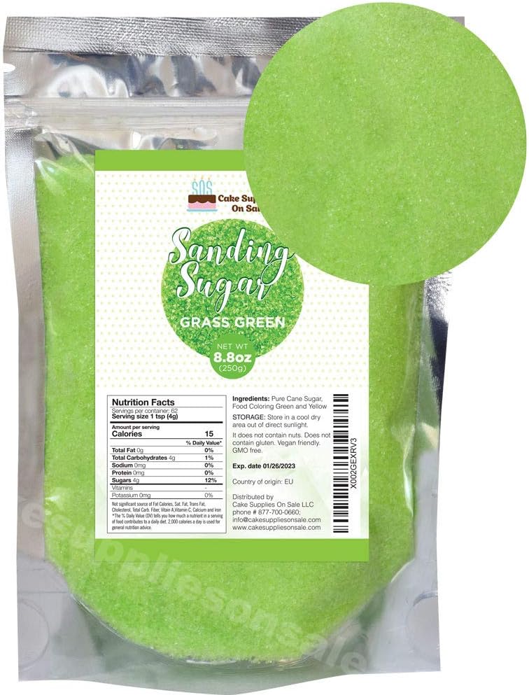 Sanding   Sugar  Grass Green 8.8 oz