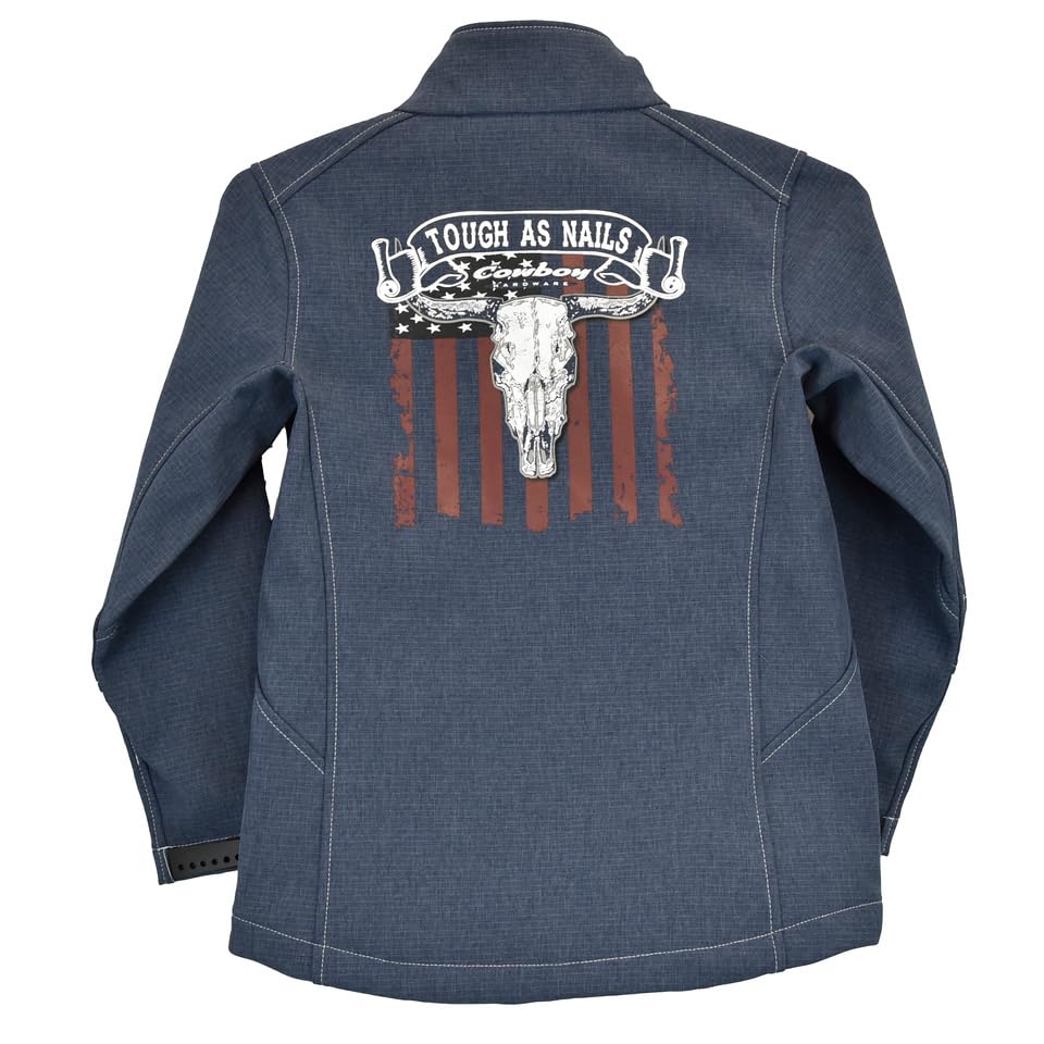 Blue Poly Shell Jacket for Toddler Boys by Cowboy Hardware