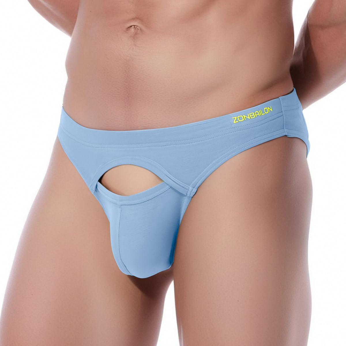 ZAIGELUO Herren Slips Unterhosen Männer Bambus Unterwäsche Underwear Nahtlose Weiche Low Rise Mens Briefs Underpants