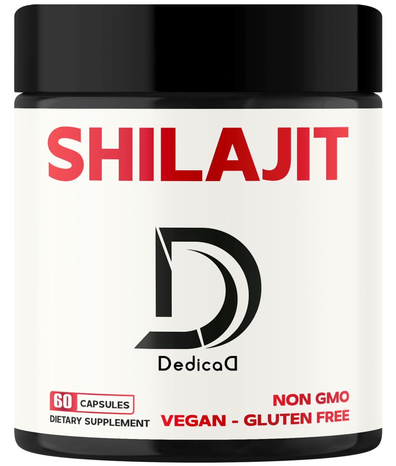 1000Mg Shilajit Pure Himalayan Organic Capsules - Contains Natural Fulvic, Humic Acid & 85 Others - Shilajit Supplement for Body Balance, Heart Health, Brain & Immune System Support - 60 Counts